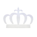 DIY Foam Regal Crown Cut-Out, White, 7-Inch