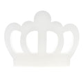 DIY Foam Royal Princess Crown Cut-Out, White, 23-1/2-Inch
