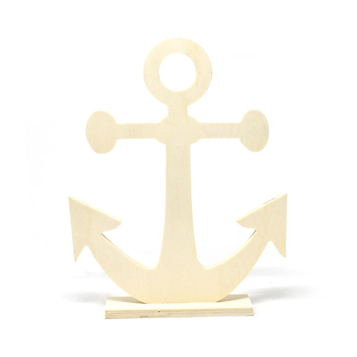DIY Wood Craft Anchor Stand, 10-1/2-Inch