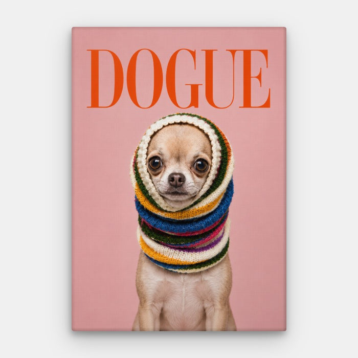 Dogue Chihuahua Canvas — Canvas Vertical #01