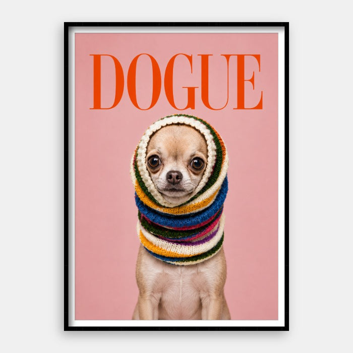 Dogue Chihuahua — Art Print Vertical #01