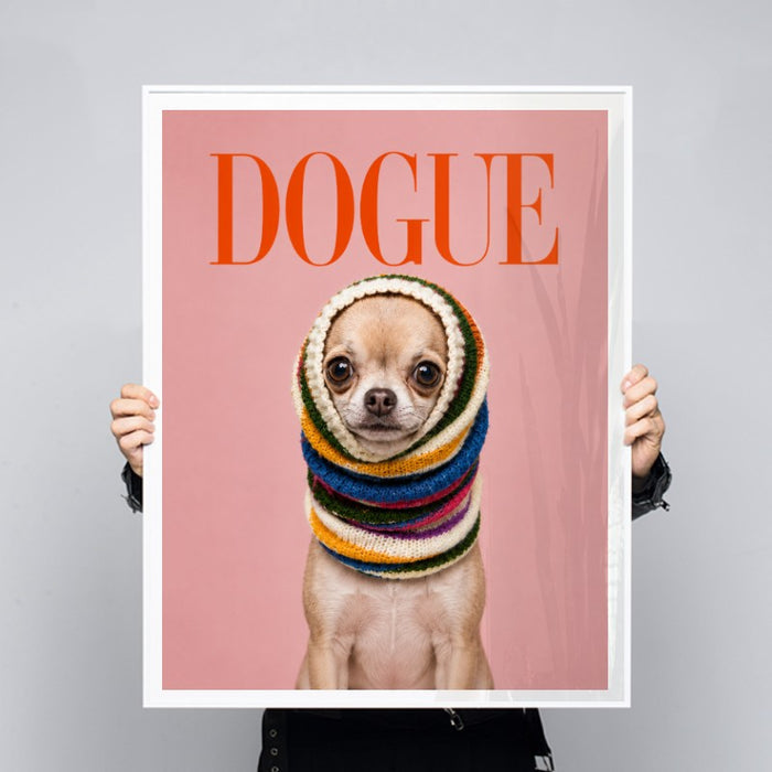 Dogue Chihuahua — Art Print Vertical #03