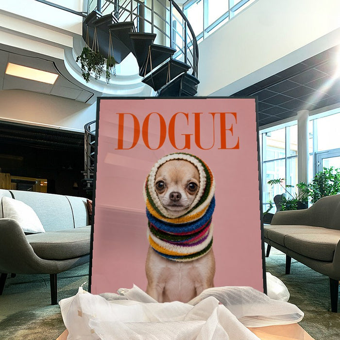 Dogue Chihuahua — Art Print Vertical #04