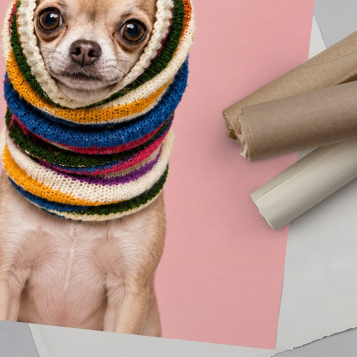 Dogue Chihuahua — Art Print Vertical #06