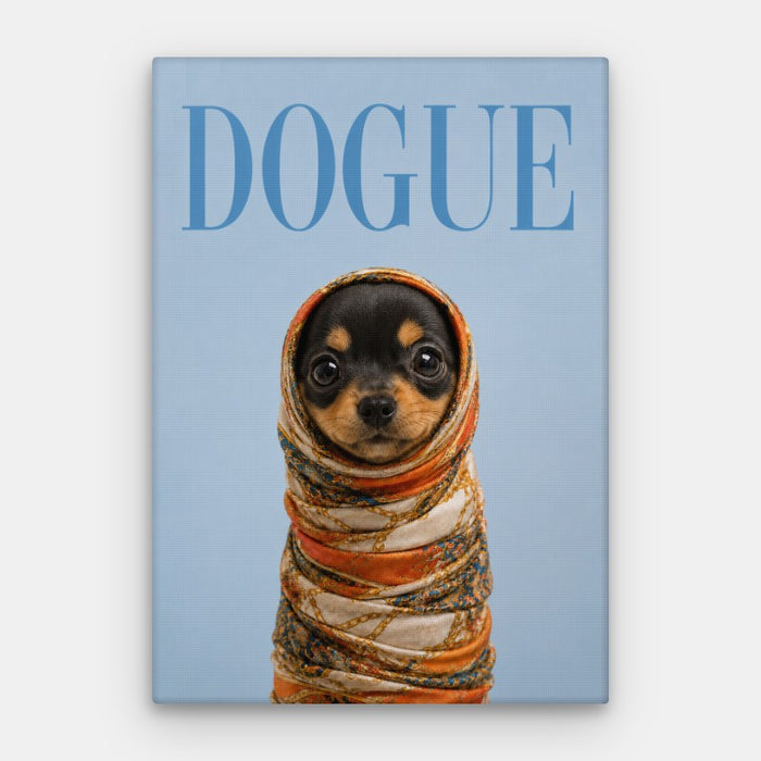 Dogue Dachshund Canvas — Canvas Vertical #01