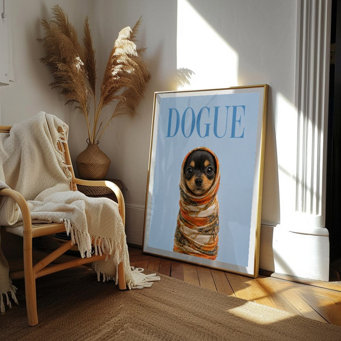Dogue Dachshund — Art Print Vertical #02