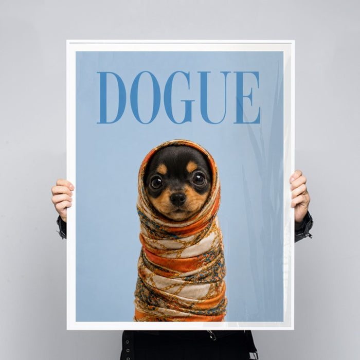 Dogue Dachshund — Art Print Vertical #03