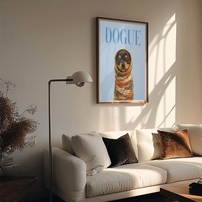 Dogue Dachshund — Art Print Vertical #05