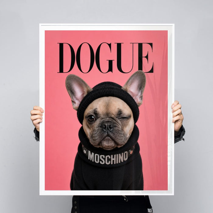 Dogue French Bulldog — Art Print Vertical #03