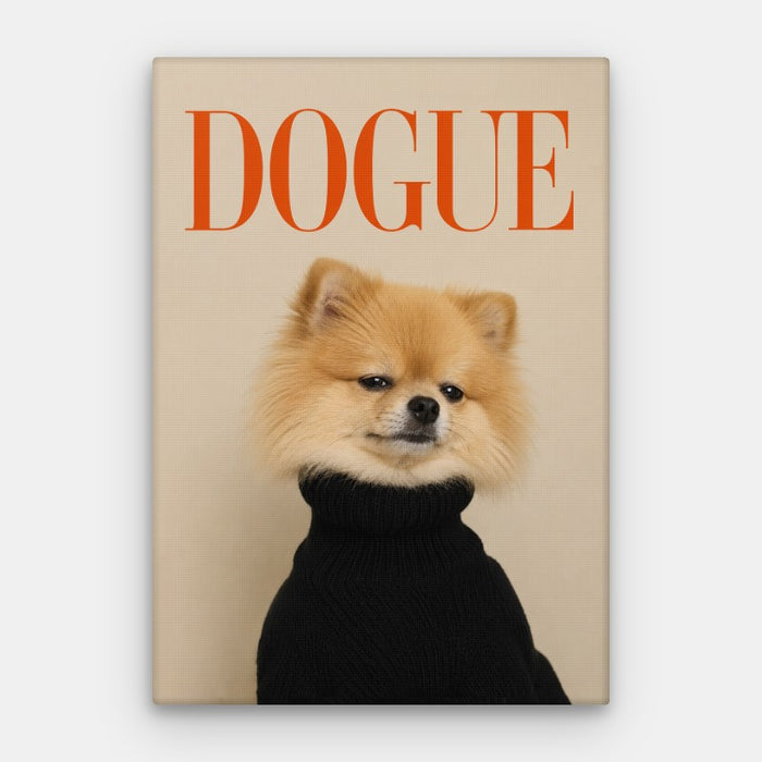 Dogue Pomeranian Canvas — Canvas Vertical #01