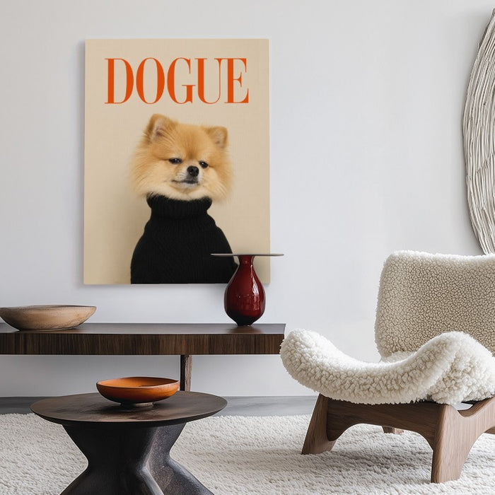 Dogue Pomeranian Canvas — Canvas Vertical #02