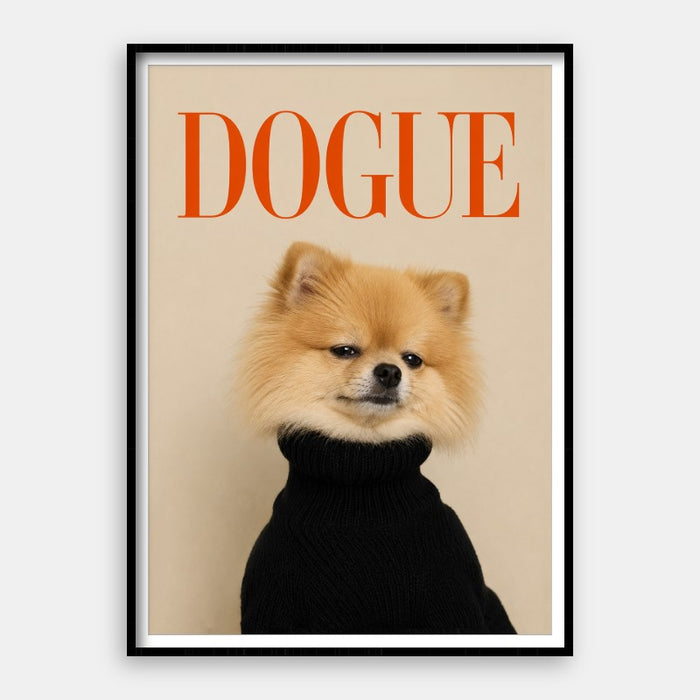 Dogue Pomeranian — Art Print Vertical #01