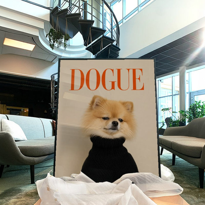 Dogue Pomeranian — Art Print Vertical #04
