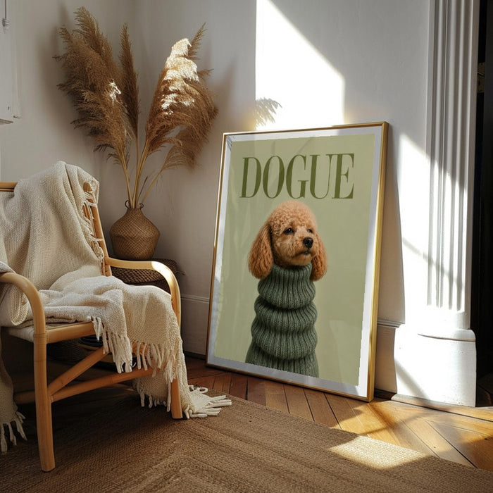 Dogue Poodle — Art Print Vertical #02