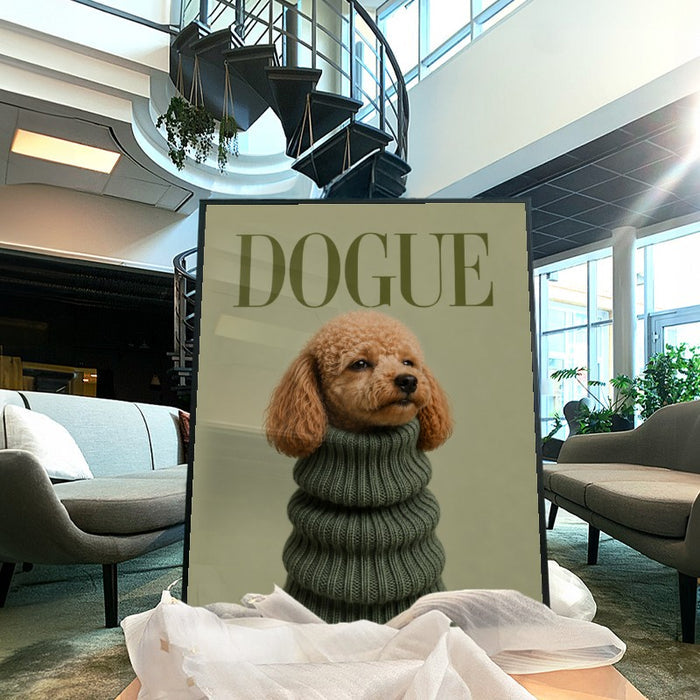 Dogue Poodle — Art Print Vertical #04