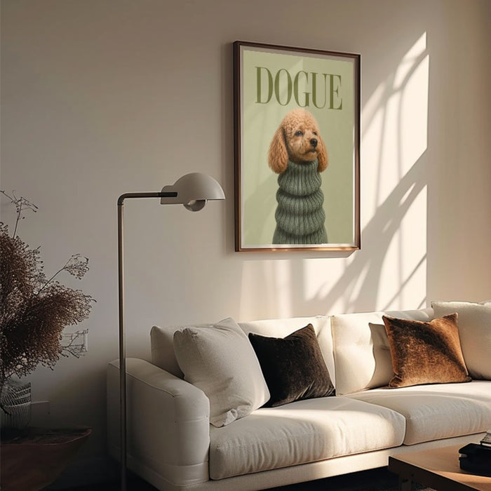 Dogue Poodle — Art Print Vertical #05