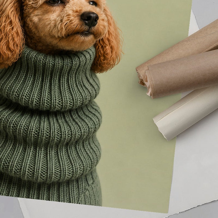 Dogue Poodle — Art Print Vertical #06
