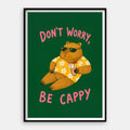 Dont Worry Be Cappy — Art Print Vertical #01