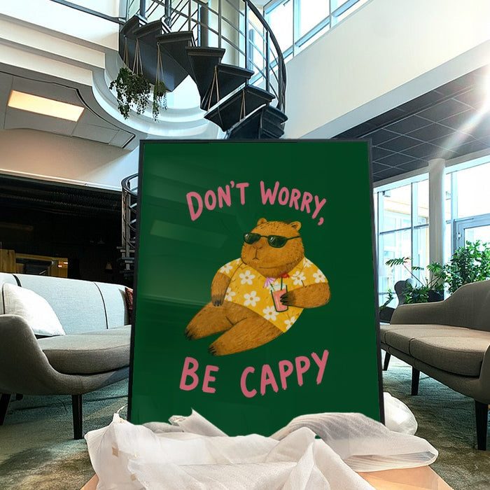 Dont Worry Be Cappy — Art Print Vertical #04