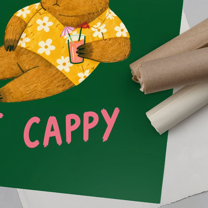 Dont Worry Be Cappy — Art Print Vertical #06