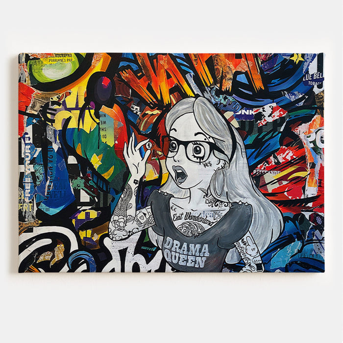 Drama Queen Canvas