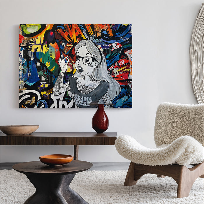 Drama Queen Canvas