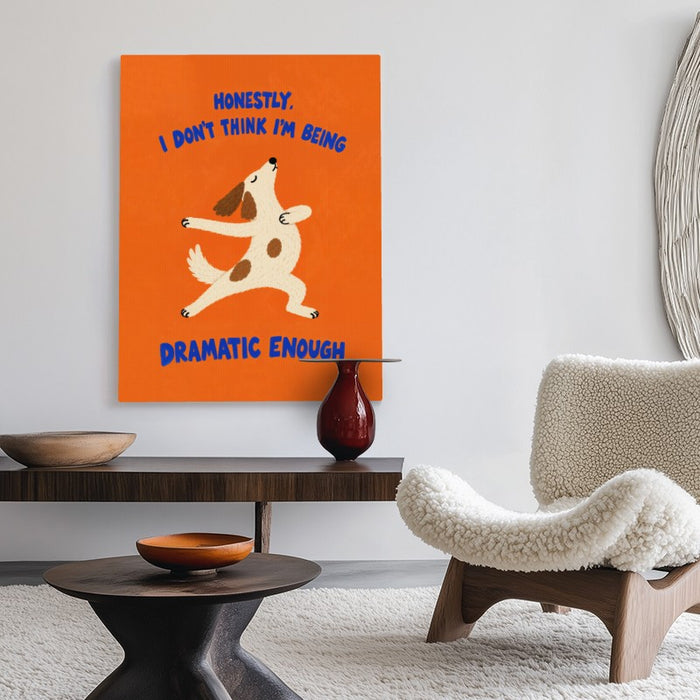 Dramatic Enough Canvas — Canvas Vertical #02
