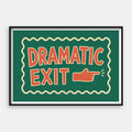 Dramatic Exit — Art Print Horizontal #01