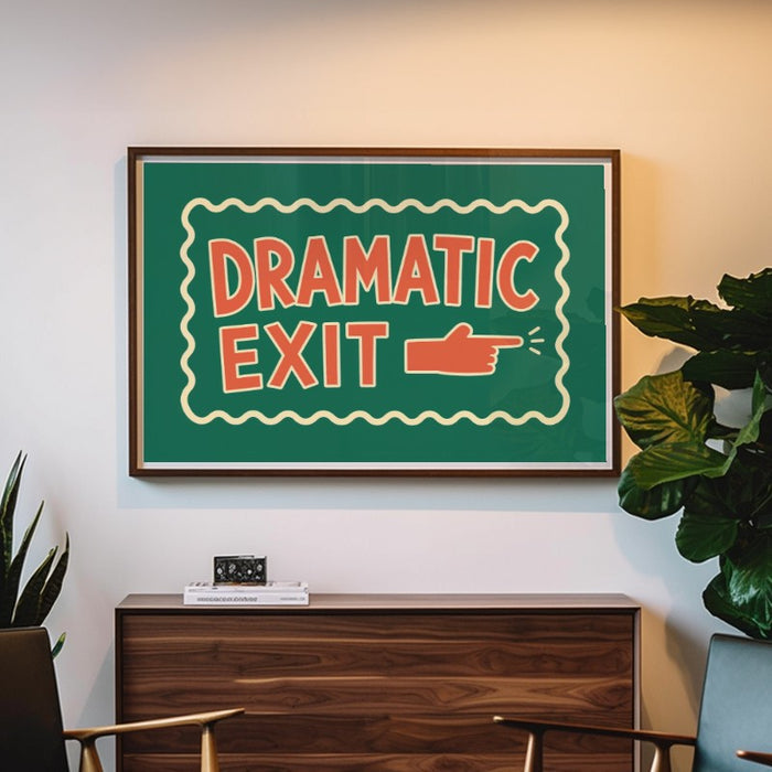 Dramatic Exit — Art Print Horizontal #05