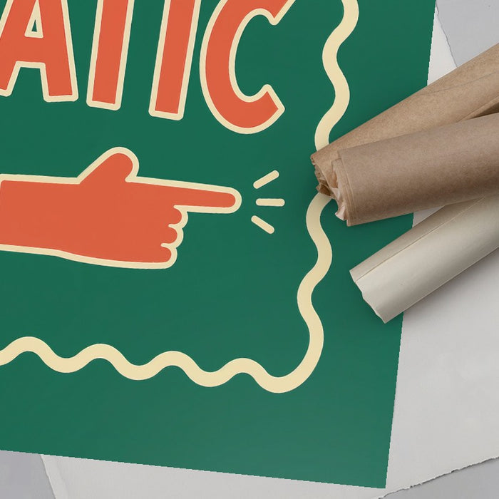 Dramatic Exit — Art Print Horizontal #06