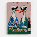 Ducks With Style Canvas