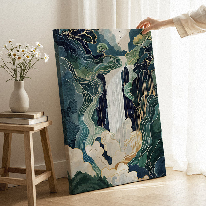 Echoes Of Flow Canvas