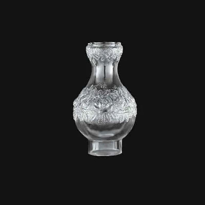 Embossed Rose Chimney, size 3 x 9-1/4 - Paxton Hardware ltd