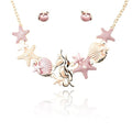 Epoxy Sealife Necklace Set