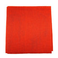 Faux Jute Square Table Topper with Picot Lace Edge, Red, 56-Inch
