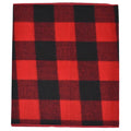 Felt Large Square Checkered Christmas Holiday Table Runner, 14-Inch, 6-Feet, Red/Black