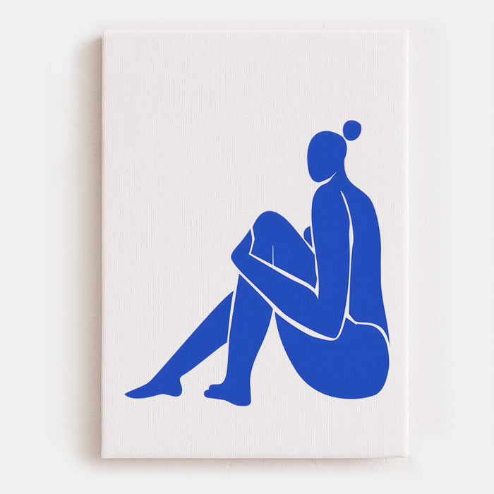 Figure In Quiet Canvas
