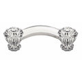 Sparkly Fluted Glass Cabinet Handle, Paxton Hardware