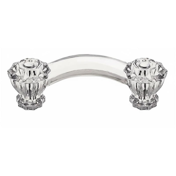 Sparkly Fluted Glass Cabinet Handle, Paxton Hardware