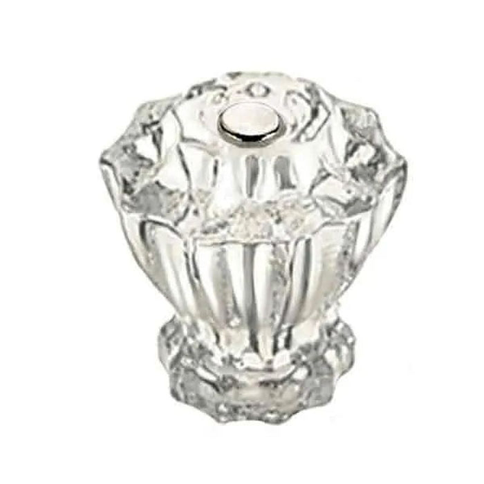 Fluted Clear Glass Knobs, large - Paxton Hardware ltd