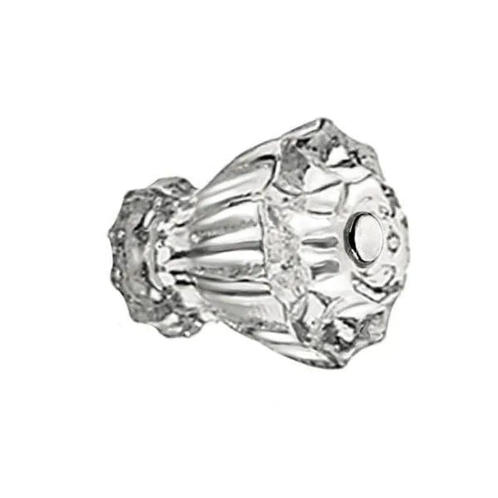 Fluted Clear Glass Knobs, standard-size - Paxton Hardware ltd