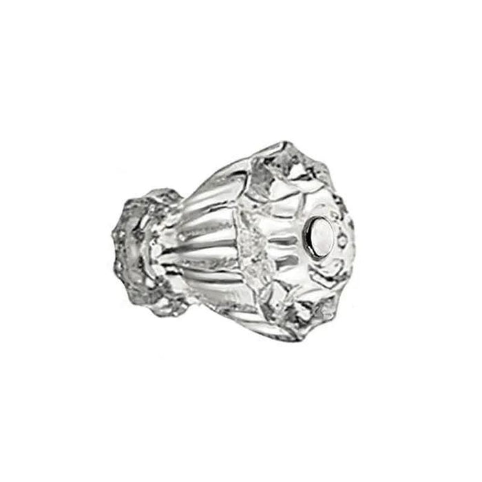 Fluted Clear Glass Knobs, small - Paxton Hardware ltd