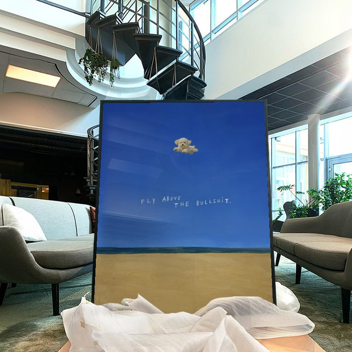 Fly Above It — Art Print Vertical #04