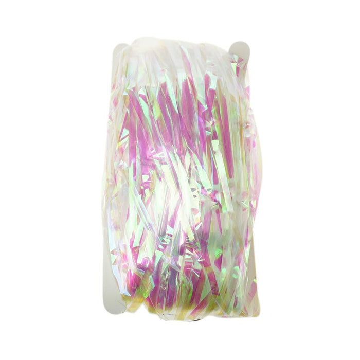 Foil Photo Backdrop, Iridescent White, 40-Inch x 10-Feet