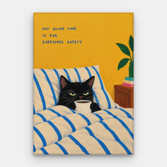 For Everyones Safety Canvas — Canvas Vertical #01