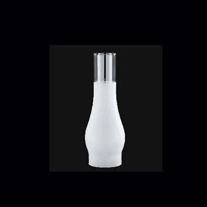 Frosted Glass Chimneys, 3 x 10 - paxton hardware ltd