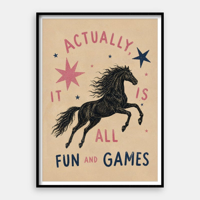 Fun And Games — Art Print Vertical #01
