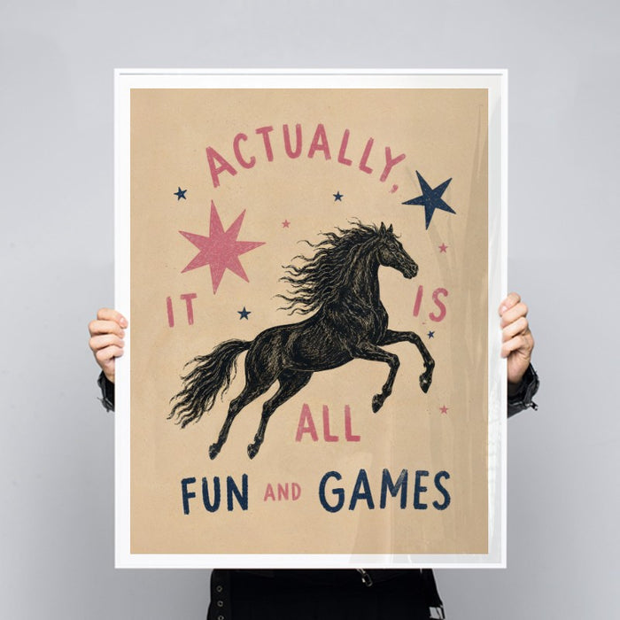 Fun And Games — Art Print Vertical #03