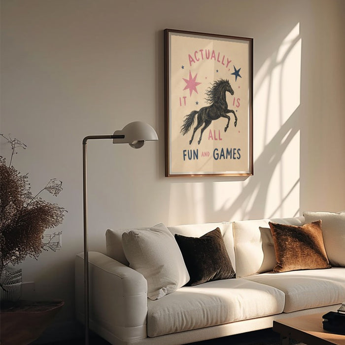 Fun And Games — Art Print Vertical #05