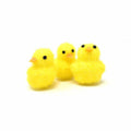 Fuzzy Mini Chick, Yellow, 1-1/2-Inch, 3-Piece